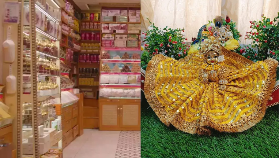 Lord Krishna Watches Over This Staff-Free Sweet Shop in Jabalpur