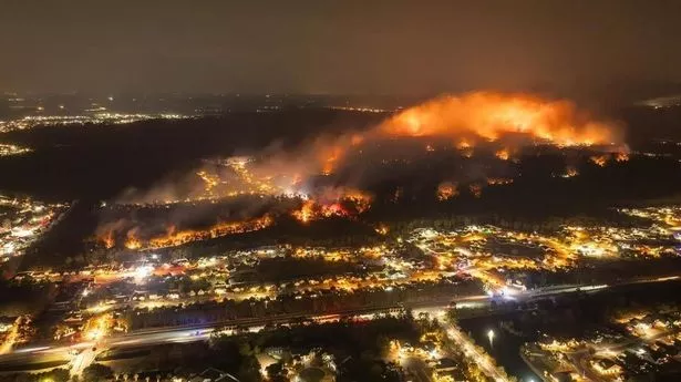 State of Emergency Declared as Wildfires Ravage Carolina, Evacuations in Full Swing