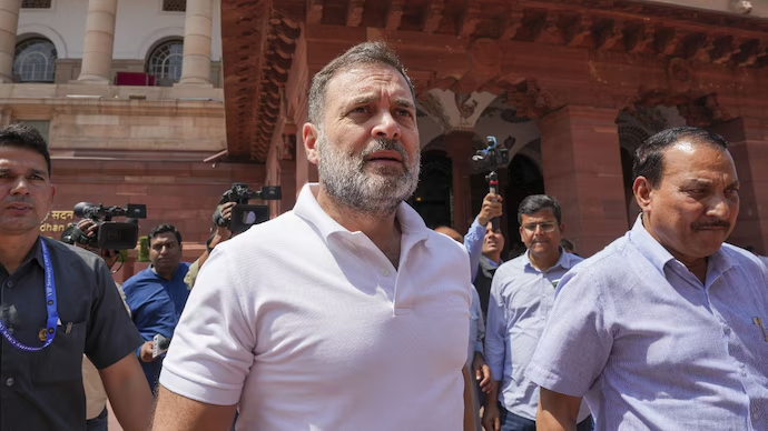 Rahul Gandhi Slams Modi as Markets Crash: ‘Trump Has Shattered the Illusion’